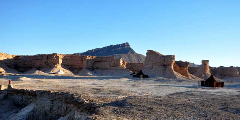 les tentes du bivouacs Akka Nait Sidi